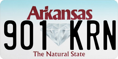 AR license plate 901KRN