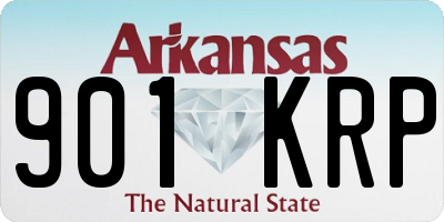 AR license plate 901KRP