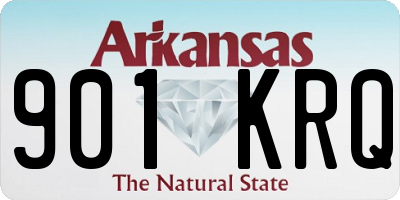 AR license plate 901KRQ
