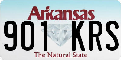 AR license plate 901KRS