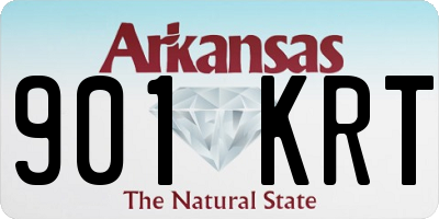 AR license plate 901KRT