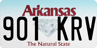 AR license plate 901KRV