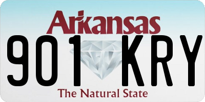 AR license plate 901KRY