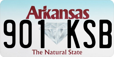 AR license plate 901KSB