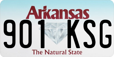 AR license plate 901KSG