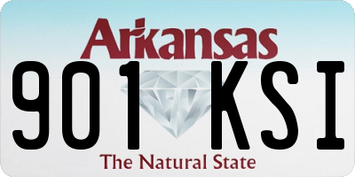 AR license plate 901KSI