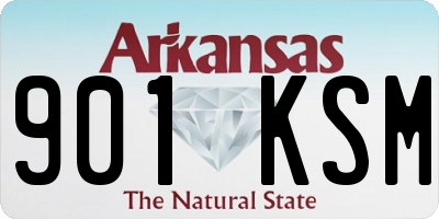 AR license plate 901KSM