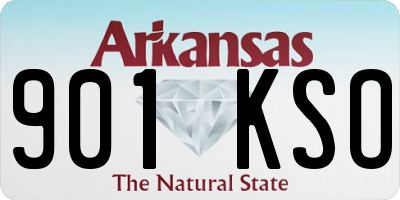 AR license plate 901KSO