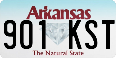 AR license plate 901KST