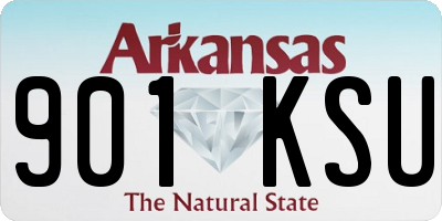 AR license plate 901KSU
