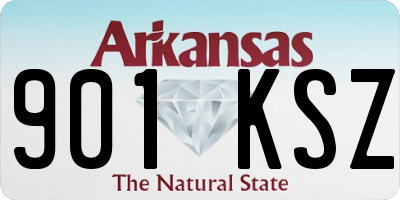 AR license plate 901KSZ