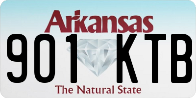 AR license plate 901KTB