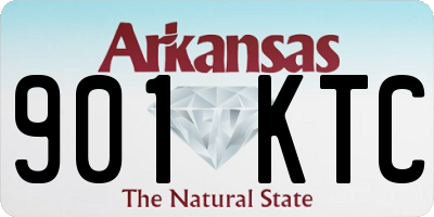 AR license plate 901KTC