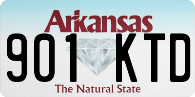 AR license plate 901KTD