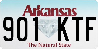 AR license plate 901KTF