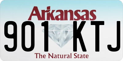 AR license plate 901KTJ