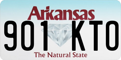 AR license plate 901KTO
