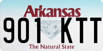 AR license plate 901KTT