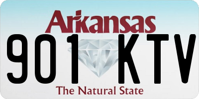 AR license plate 901KTV