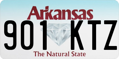 AR license plate 901KTZ