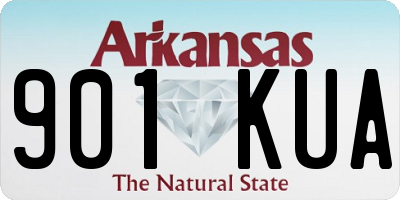 AR license plate 901KUA