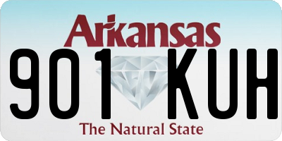 AR license plate 901KUH