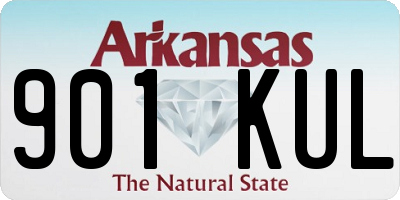 AR license plate 901KUL
