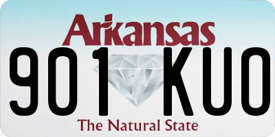 AR license plate 901KUO