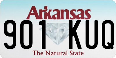 AR license plate 901KUQ