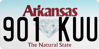 AR license plate 901KUU