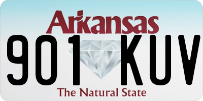 AR license plate 901KUV