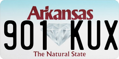 AR license plate 901KUX