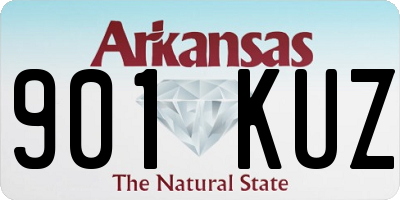 AR license plate 901KUZ