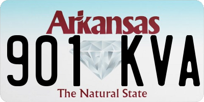 AR license plate 901KVA