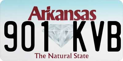 AR license plate 901KVB