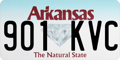 AR license plate 901KVC