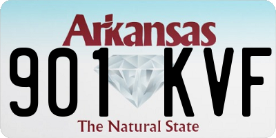 AR license plate 901KVF