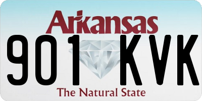 AR license plate 901KVK