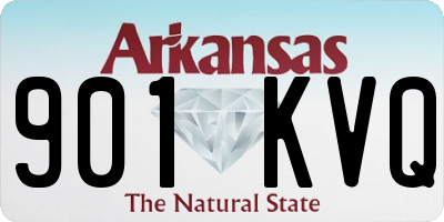 AR license plate 901KVQ