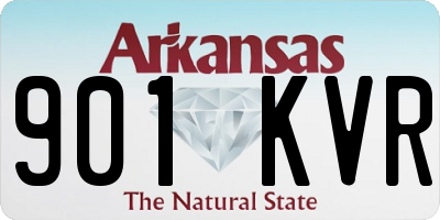 AR license plate 901KVR