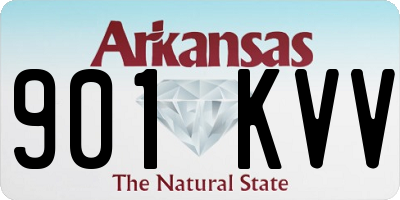 AR license plate 901KVV