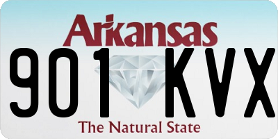 AR license plate 901KVX