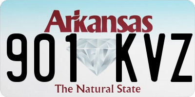 AR license plate 901KVZ