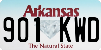 AR license plate 901KWD