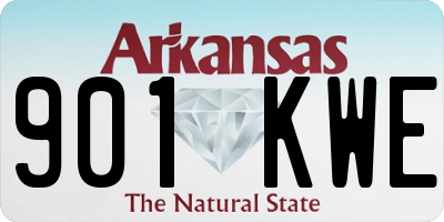 AR license plate 901KWE