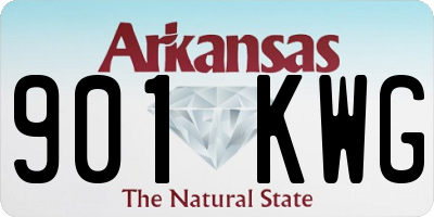 AR license plate 901KWG