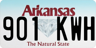 AR license plate 901KWH