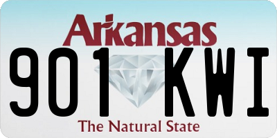 AR license plate 901KWI