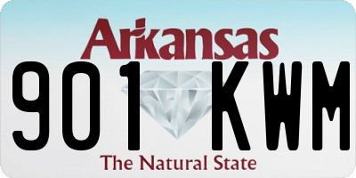 AR license plate 901KWM
