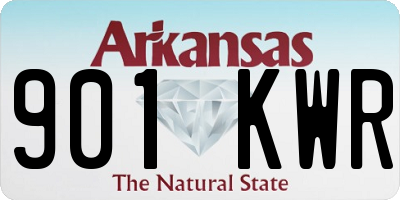 AR license plate 901KWR
